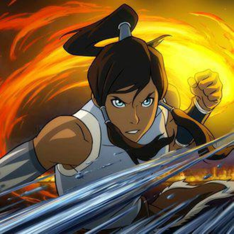 Korra Hair Accessories Legend of Korra Cosplay Etsy UK