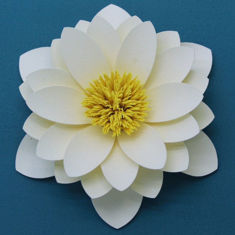 Paper Flower Template SVG and Printable PDF cricut flower Etsy