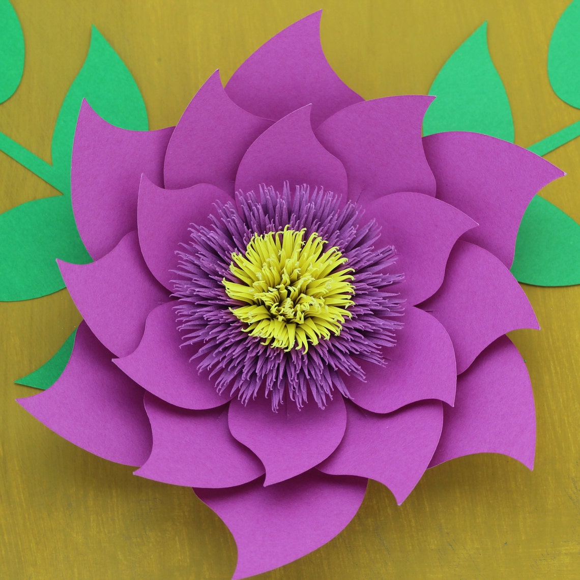 Paper Flower Template SVG Files for Cricut Flower Decor Etsy
