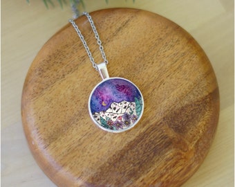 Mountain Art Necklace