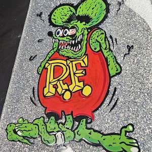 Rat Fink hand painted