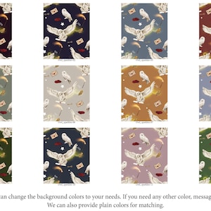 Owl , Wizard , Wizard, Harry , canvas canvas waterproof, raincoat, , Waterproof Fabric, Outdoor, Patio, Furniture, Bag, image 7