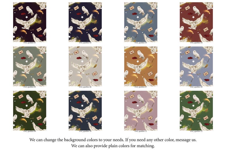 Owl , Wizard , Wizard, Harry , canvas canvas waterproof, raincoat, , Waterproof Fabric, Outdoor, Patio, Furniture, Bag, image 7