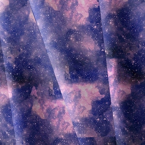 Waterproof Canvas ,Codura Fabric,Water Proof Canvas Fabric, 200g, custom printed , jacket fabric , fabric by yard , Galaxy Sky