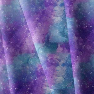 Waterproof Canvas ,Codura Fabric,Water Proof Canvas Fabric, 200g, custom printed , jacket fabric , fabric by yard , Galaxy Sky