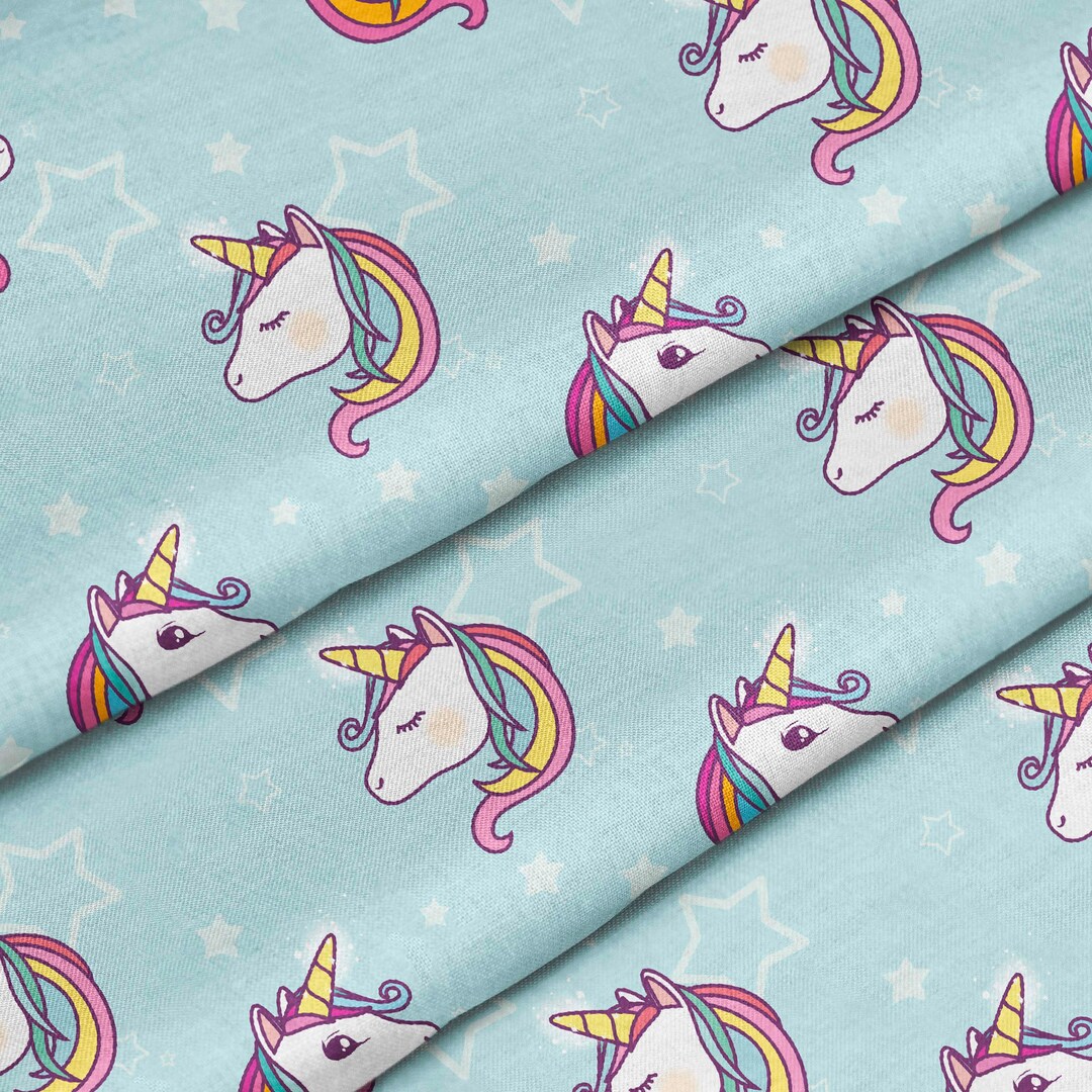 Unicorn Fabric,unicorn Print Fabric,softshell Fabric, Raincoat Fabric ...