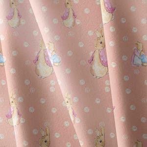 Peter Rabbit, Conejo, Peter, Ropa de cama, , impresión personalizada, por metro, Tela de algodón, Confección, Orgánico, Costura, Bricolaje
