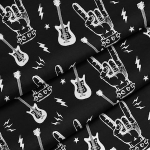 Tessuto softshell, tessuto impermeabile, tessuto softshell, impermeabile per cani, tessuto impermeabile per giacca, impermeabile, modello da uomo, ROCK, chitarra,