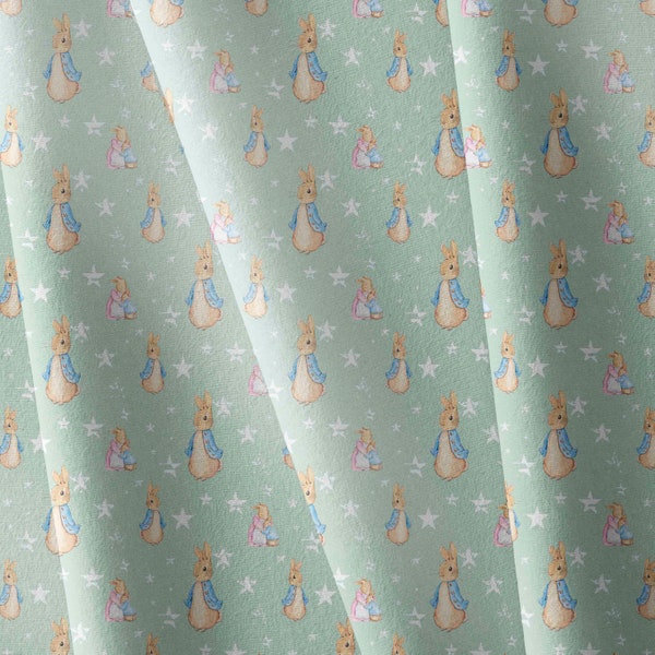 French Terry, Jersey Fabric, Stoff, Stoffe, Kids Panels, Cotton, Choose your fabric !Peter Rabbit  | Rabbit | Peter