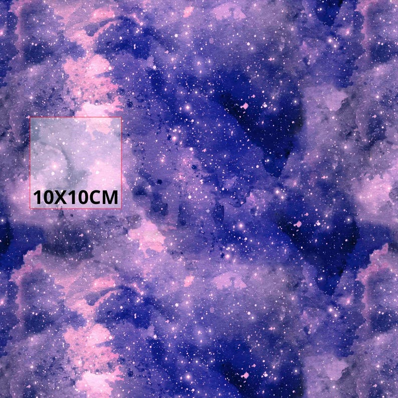 Canvas: Galaxy-print: duurzaam materiaal voor buiten, waterdichte stof, buiten, terras, meubels, tas, afbeelding 2