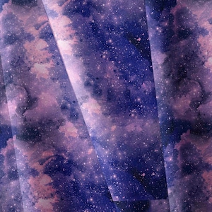 Canvas: Galaxy-print: duurzaam materiaal voor buiten, waterdichte stof, buiten, terras, meubels, tas, afbeelding 1