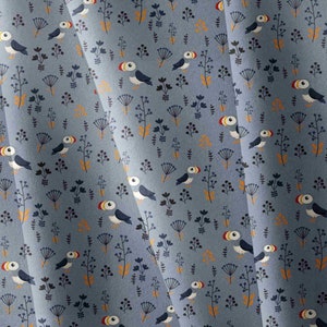 Tessuto Puffin, tessuto softshell, tessuto impermeabile, tessuto softshell, impermeabile per cani, tessuto impermeabile per giacca, impermeabile, Puffin, uccelli,