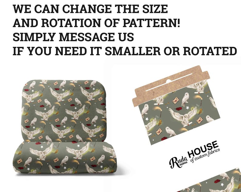 Owl , Wizard , Wizard, Harry , canvas canvas waterproof, raincoat, , Waterproof Fabric, Outdoor, Patio, Furniture, Bag, image 2
