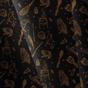 Zaubererstoff, Harry Potter, Bettwäsche, , individuell bedruckt, Meterware, Baumwollstoff, Nähen, Nähen, DIY