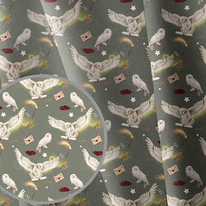 Owl , Wizard , Wizard, Harry , canvas canvas waterproof, raincoat, , Waterproof Fabric, Outdoor, Patio, Furniture, Bag, image 3