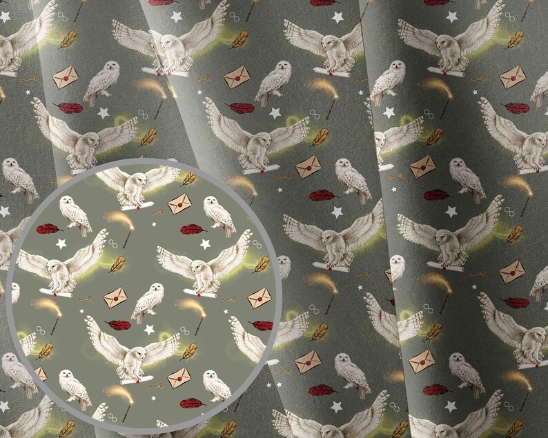 Owl , Wizard , Wizard, Harry , canvas canvas waterproof, raincoat, , Waterproof Fabric, Outdoor, Patio, Furniture, Bag, image 3