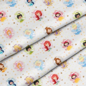 Canvas Fabric, water resistant canvas,  stoff, outdoorstoff meterware,water proof fabric,outdoor fabric,Princesses , Princess