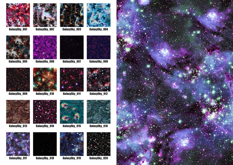 Himmelsmotiv, Galaxie, Dunkler Himmel, Aurora, Canvas: Outdoor, Wasserdichtes Material, Outdoor, Terrasse, Möbel, Tasche Bild 3