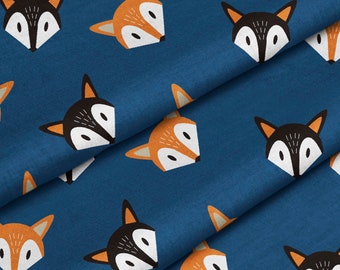 Canvas Fabric, water resistant canvas,  stoff, outdoorstoff meterware,water proof fabric,outdoor fabric,Foxes , fox fabric
