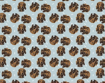 Canvas Fabric, water resistant canvas,  stoff, outdoorstoff meterware,water proof fabric,outdoor fabric,Dogs Bones , Dogs fabric