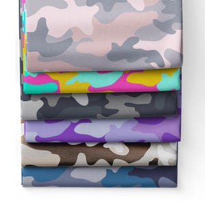 Camouflage   Military Charcoal  by the Yard , Waterproof Fabric,  Outdoor, Patio, Furniture, Bag,  Softshell, Garden, Apron, window seat