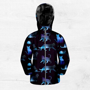 Galaxy Cat Fabric, Waterproof Polyester, Outdoor Furniture Bag Print image 4