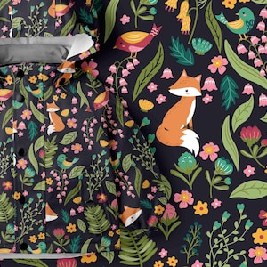 Soft shell , raincoat , softshell ,dog raincoat,  for ,  raincoat,Foxes , fox   ,  , Waterproof Fabric,  Outdoor, Patio, Furniture, Bag,