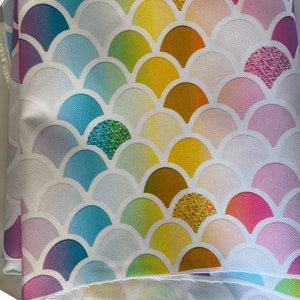 Canvas Fabric, water resistant canvas,  stoff, outdoorstoff meterware,water proof fabric,outdoor fabric,Mermaid