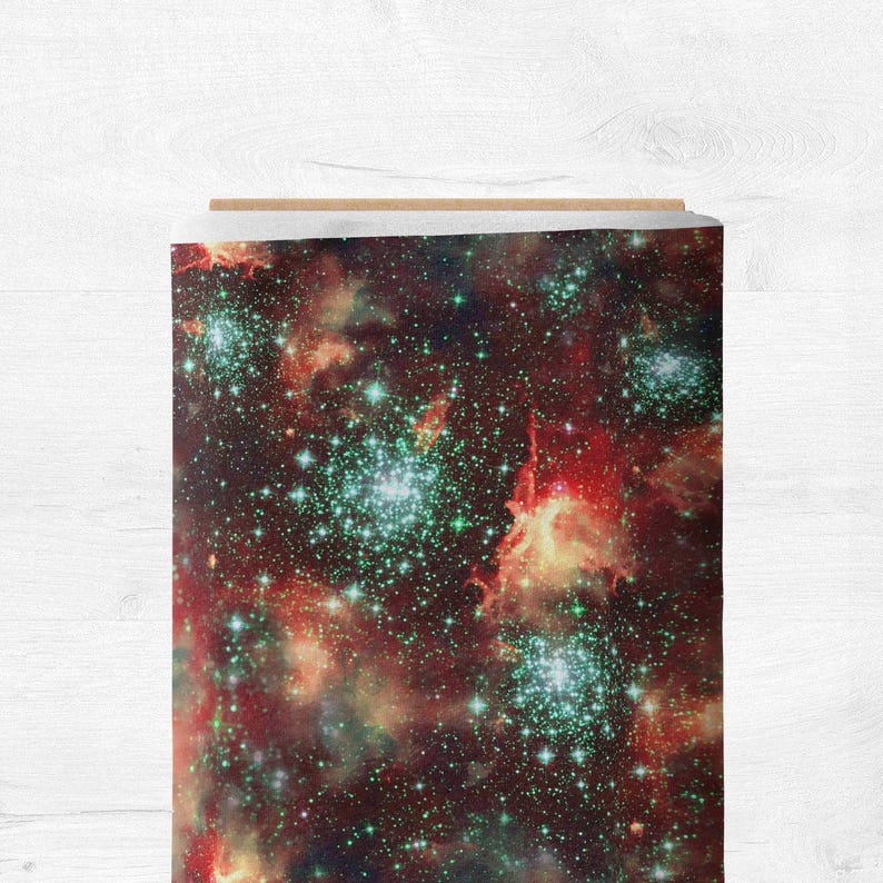 Celestial, Galaxia, Cielo Oscuro, Aurora, Lienzo: Exterior, Tela Impermeable, Exterior, Patio, Muebles, Bolso, imagen 3