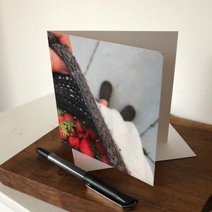 photographie carte de note vierge beauté de mon jardin pour toute occasion