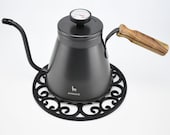Gooseneck Stainless Steel Tea Kettle, Tea Set with Silicon Coaster, The Perfect Tea Kettle for every Stovetop, Tea Pot Coffee Kettle Gift