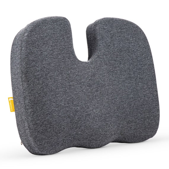 Coccyx Chair Pillow Orthopedic, Ergonomic Memory Foam Seat Cushion 