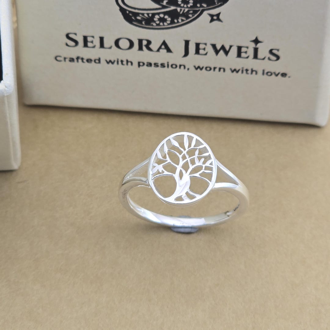 Tree of Life Ring Sterling Silver | 925 Sterling Silver | Tree Jewelry ...