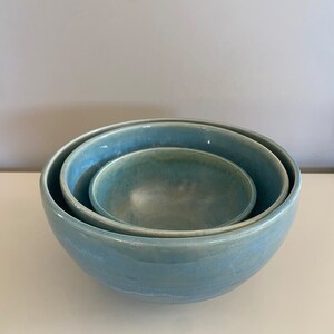 Opal Ceramic Stacking Bowls - Etsy