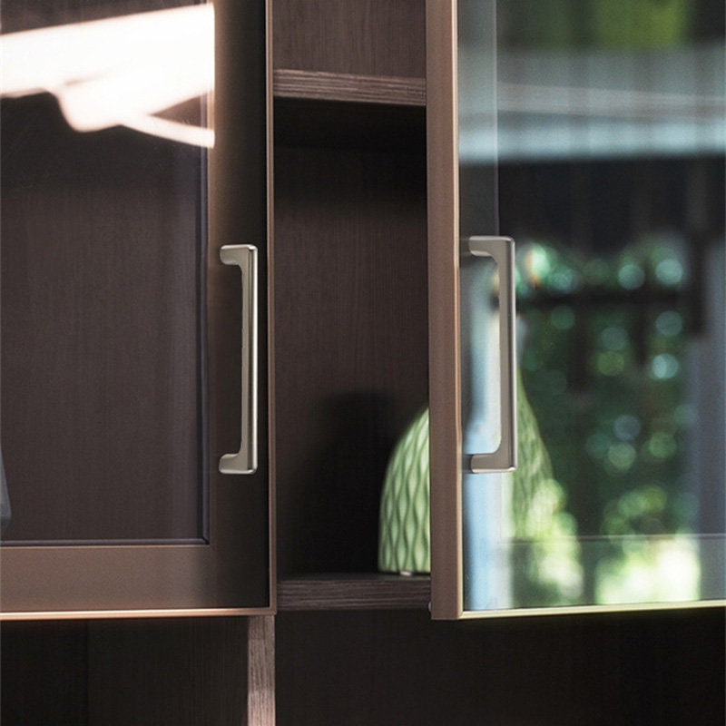 Gebürstete Nickel Schubladengriffe Schrankgriffe Griffknöpfe | Etsy