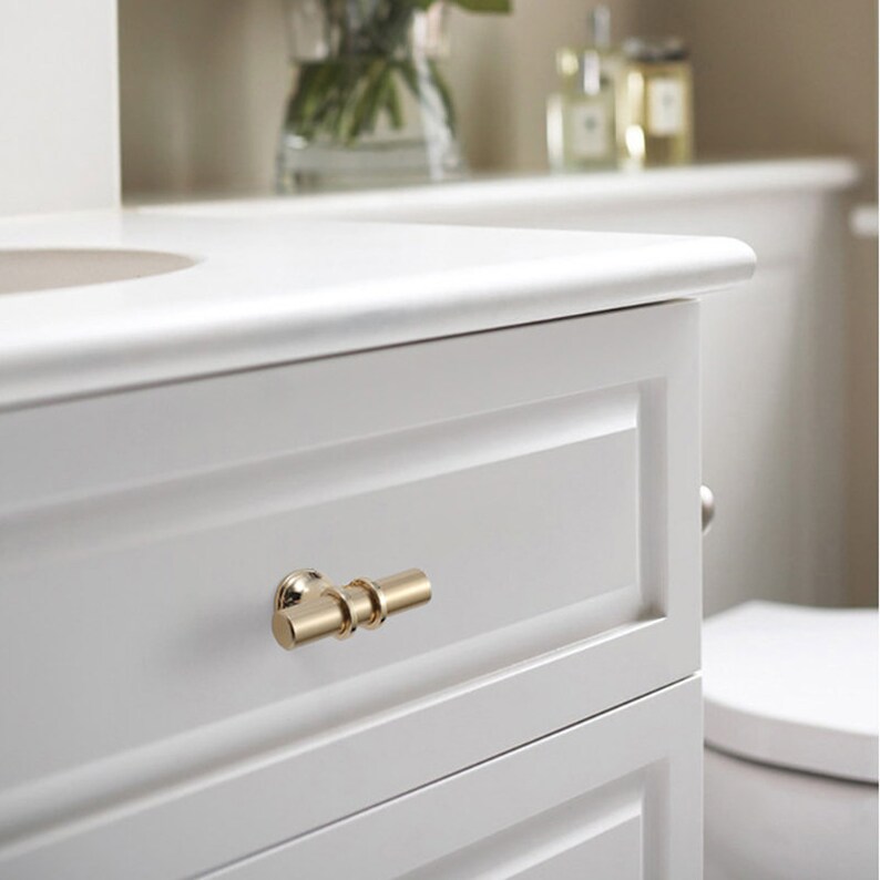 Gold Kitchen Cabinet Handles Minimalist Cabinet Door Handle - Etsy