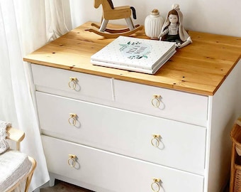 Gold Ring Drop Cabinet pull: Zinc Alloy Drawer Pull