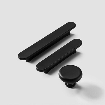 Black Kitchen Drawer Pulls Minimalism Cabinet Handles and Knobs Drawer Handle Modern Hardware for Kitchen and Bathroom Cabinets Cupboard