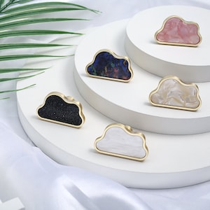 Cloud Drawer Pulls Cloud Shaped Drawer Pulls  Cabinet Handles Knobs Dresser Pull Handles Drawer Knobs Kids Decorations Cloud