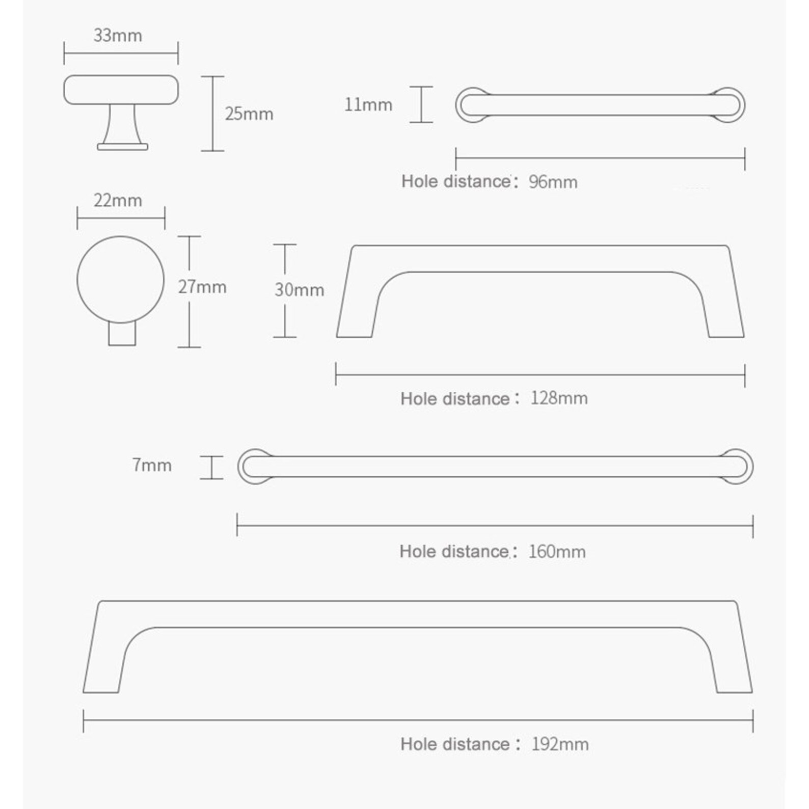 Brushed Nickel Drawer Pulls Pulls Handle Knobs Modern Etsy