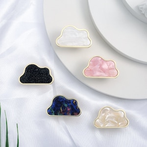 Cloud Drawer Pull: Zinc Alloy Cabinet Knob, Kids Decor