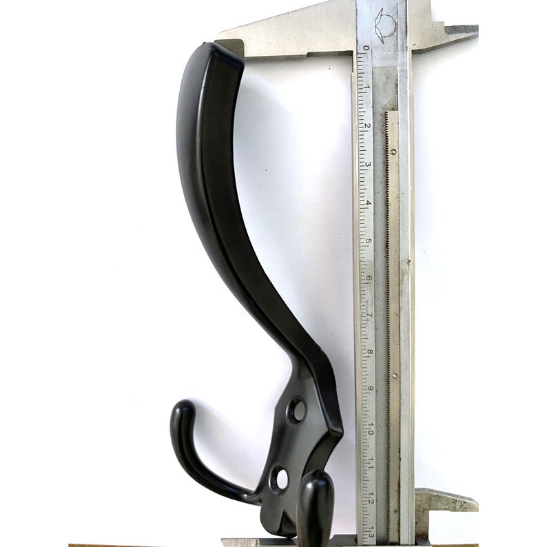 Heavy Duty Metal Double Coat Hanger Rustic Entryway Wire Hooks Etsy