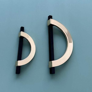 Gold Black Drawer Pulls Furniture Cabinet Pull Kitchen Hardware Semicircle Handle Dresser Knobs Cabinet Hardware