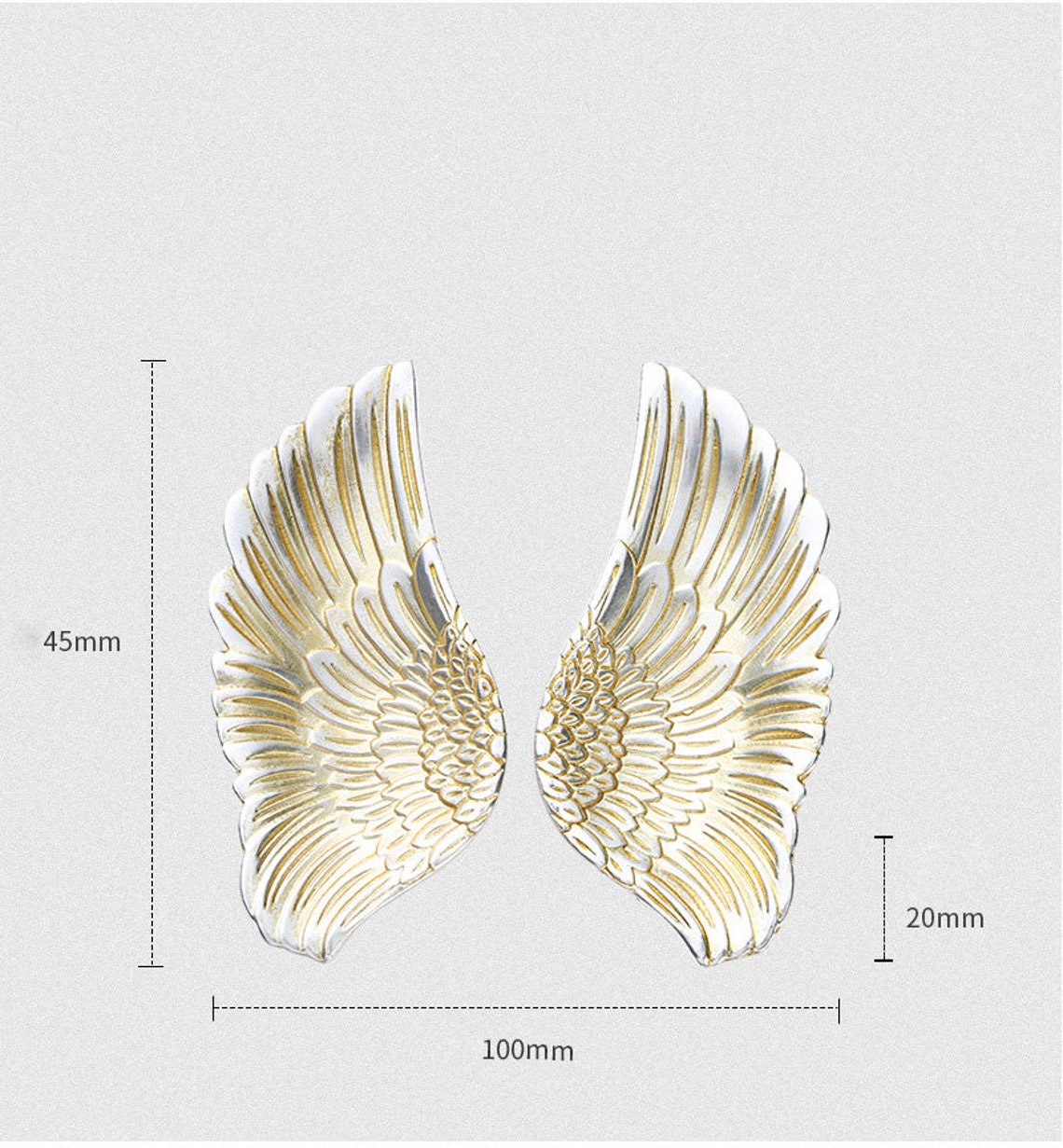 1 Pair2pcs Angel Wing Shape Knobs Wings Drawer Knobs Etsy