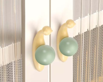 Snail Knobs: Modern Nursery Cabinet Hardware