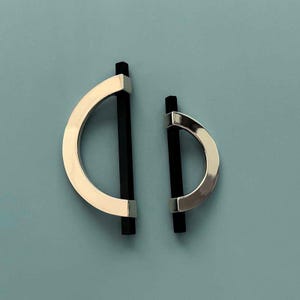 Kitchen Hardware Semicircle Handle Dresser Knobs Cabinet Hardware Gold Black Drawer Pulls Furniture Cabinet Pull