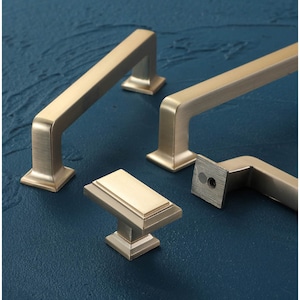 Gold Zinc Alloy Cabinet Pulls: Drawer Handles & Dresser Knobs