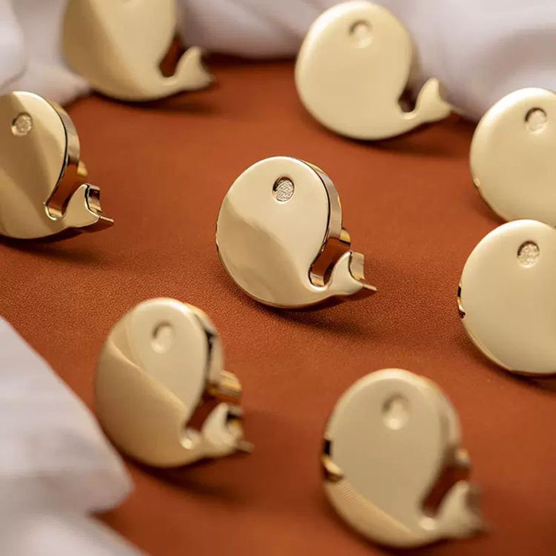 Cute Brass Finish Knobs Fish Drawer Pull Handles Gold Handle Golden