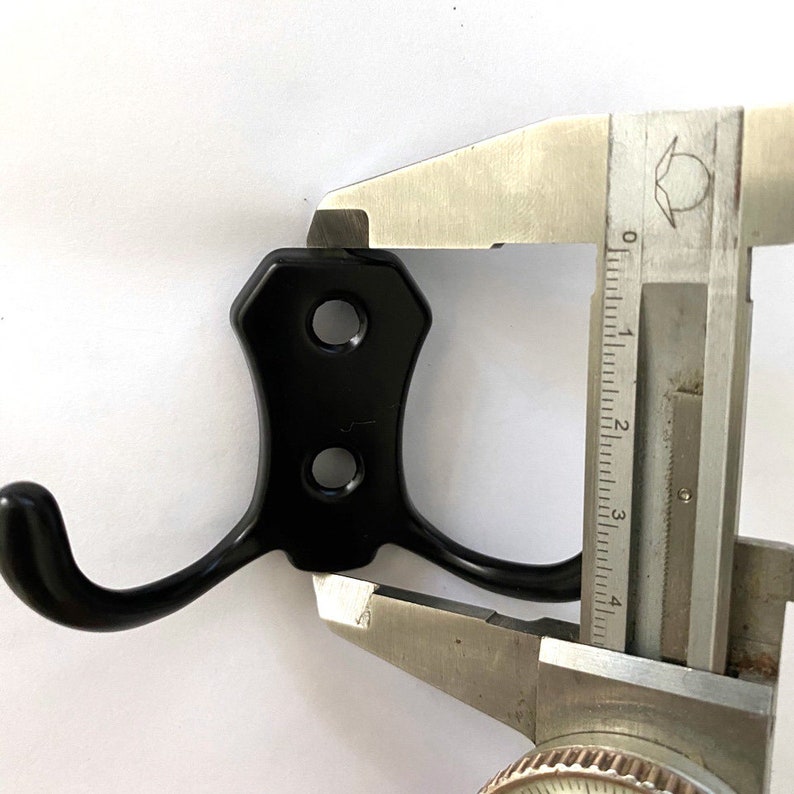 Heavy Duty Metal Double Coat Hanger Rustic Entryway Wire Hooks Etsy