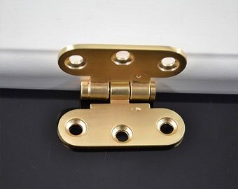 Brass Butterfly Hinge 1 Pair: Vintage Jewelry Box Hardware (50mm)